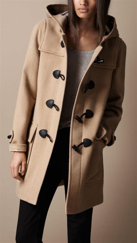 duffle coat burberry femme|burberry duffle coat sale.